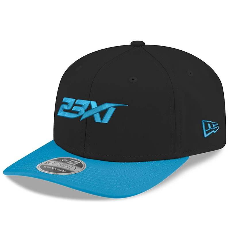 Casquette ajustable New Era 23XI Racing 9SEVENTY Team pour homme, noire/bleue