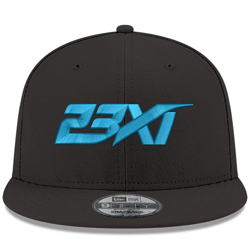 Casquette snapback 9FIFTY noire New Era 23XI Racing Adelante Juntos Mexico City Race pour homme