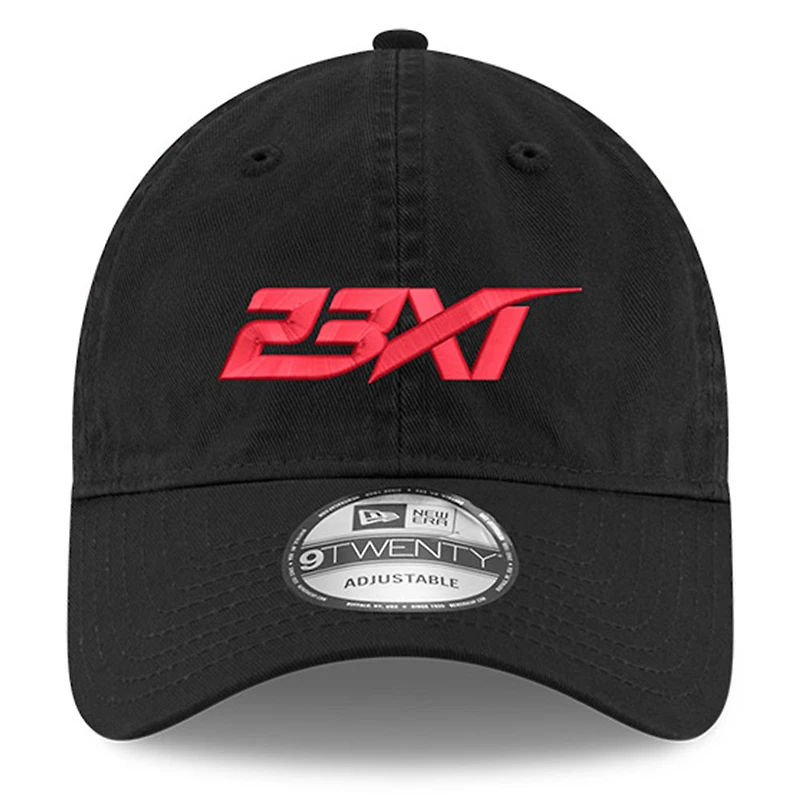 Men's New Era Black 23XI Racing New Logo 9TWENTY Adjustable Hat