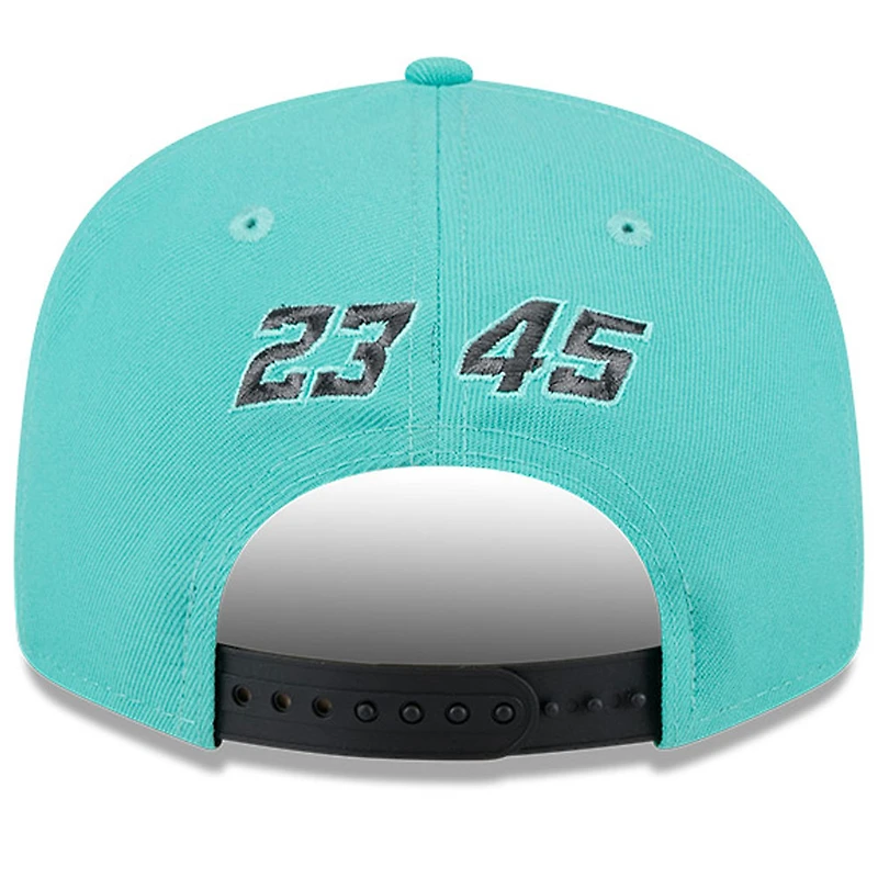 Men's New Era Mint/Black 23XI Racing 9FIFTY Snapback Hat