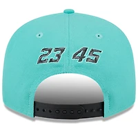 Men's New Era Mint/Black 23XI Racing 9FIFTY Snapback Hat