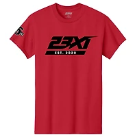 Men's Red 23XI Racing Fifth Anniversary T-Shirt