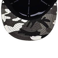 Men's 3BRAND by Russell Wilson Black/Camo Fashion Fitted Hat