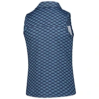 Girls Youth Puma Navy 3M Open Cloudspun Scallop Sleeveless Polo