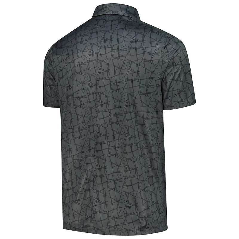 Men's Nike  Black 3M Open Longleaf Performance Polo