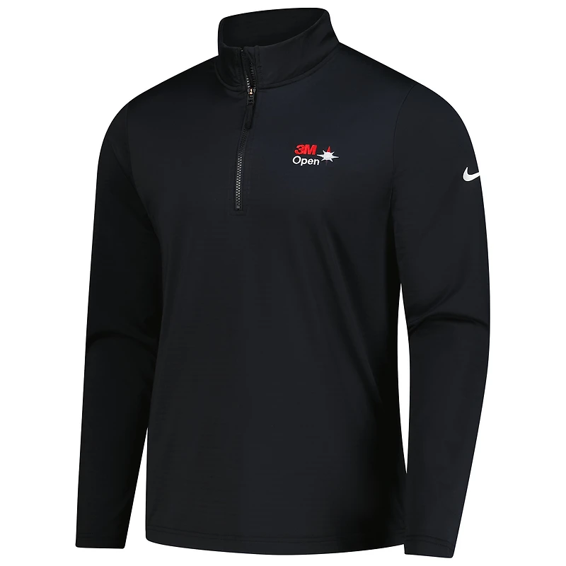 Men's Nike  Black 3M Open Victory Performance Half-Zip Pullover