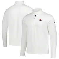 Men's Nike  White 3M Open Performance Victory Half-Zip Pullover