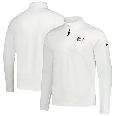 Men's Nike White 3M Open Performance Victory Half-Zip Pullover