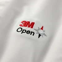 Men's Nike  White 3M Open Performance Victory Solid Polo