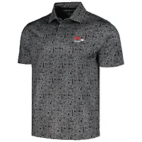 Polo de golf noir pour tabouret bar hommes 3M Open