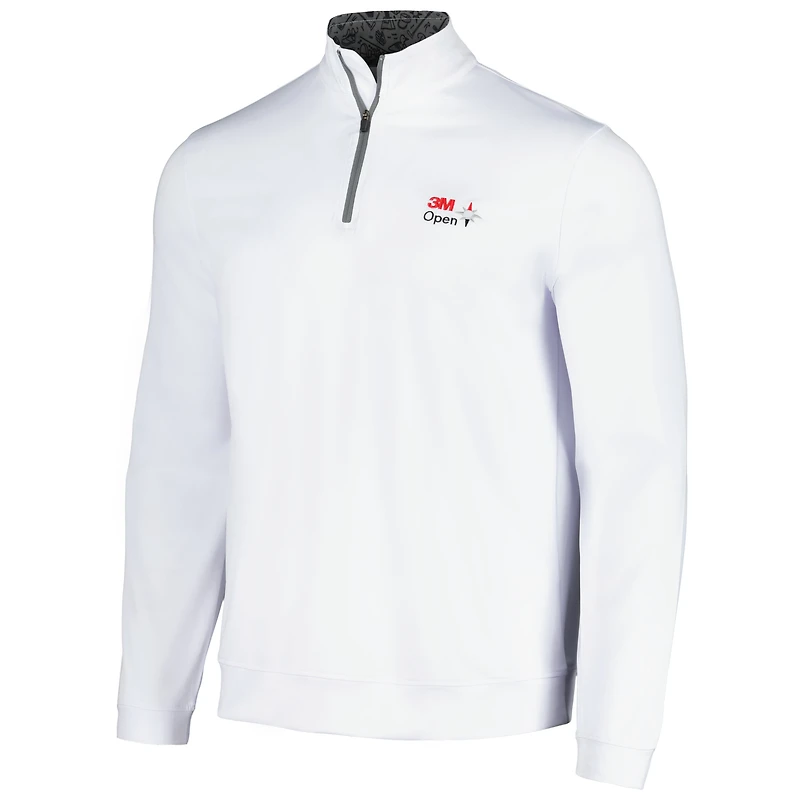 Tabouret de bar pour hommes Golf White 3M Open Quarter-Zip Top