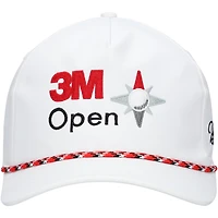 Casquette Snapback en corde ouverte 3M pour tabouret de bar pour homme Golf Blanc