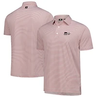 Men's FootJoy Gray 3M Open Emory Stripe ProDry Polo