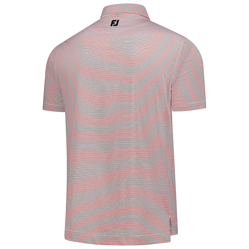 Men's FootJoy Gray 3M Open Emory Stripe ProDry Polo