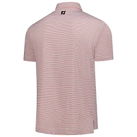 Men's FootJoy Gray 3M Open Emory Stripe ProDry Polo