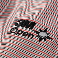 Men's FootJoy Gray 3M Open Emory Stripe ProDry Polo