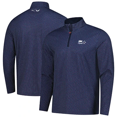 Men's Puma Navy 3M Open Volition Micro Star Quarter-Zip Pullover