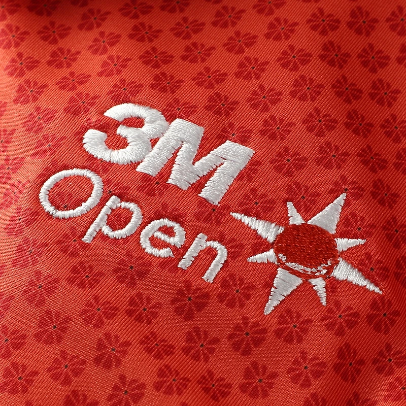 Men's Puma Red 3M Open MATTR Micro Floral Polo