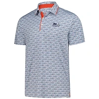 Men's Puma White 3M Open CLOUDSPUN Branch Polo