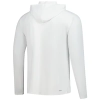 Sweat à capuche raglan blanc Puma 3M Open You-V Brrr pour homme