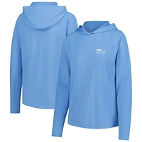 Women's Puma Light Blue 3M Open You-V Brrr Raglan Hoodie