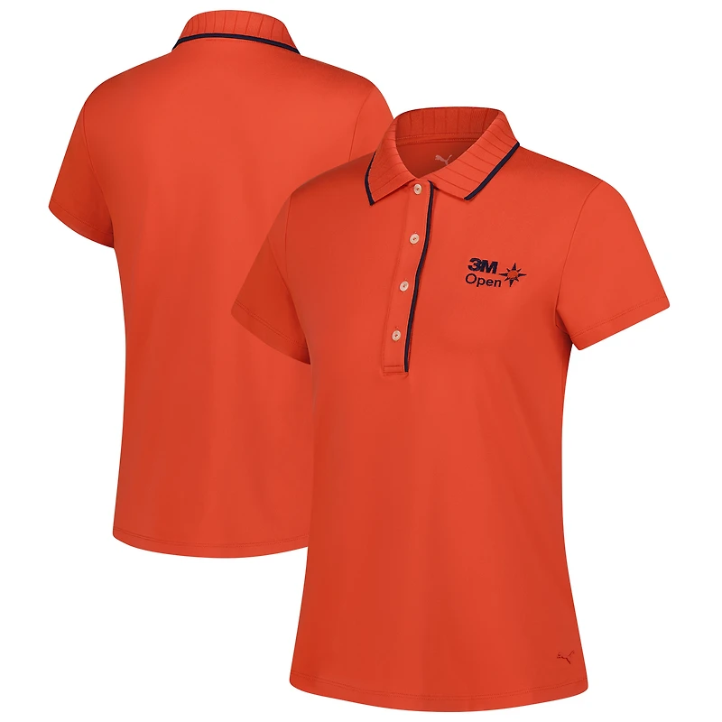 Women's Puma Red 3M Open Cloudspun Bridges Polo