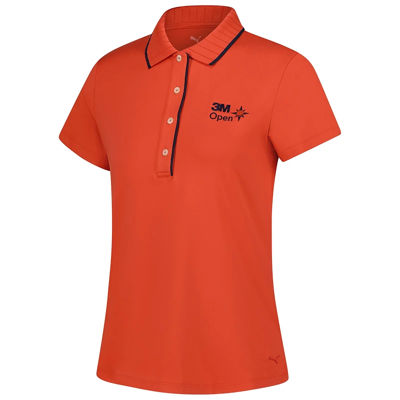 Women's Puma Red 3M Open Cloudspun Bridges Polo