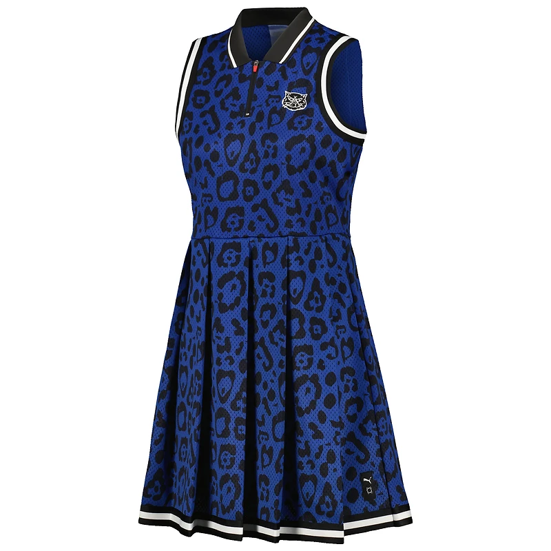 Women's Puma Royal 3M Open Golf x Hoops V-Neck Quarter-Zip Sleeveless Dress