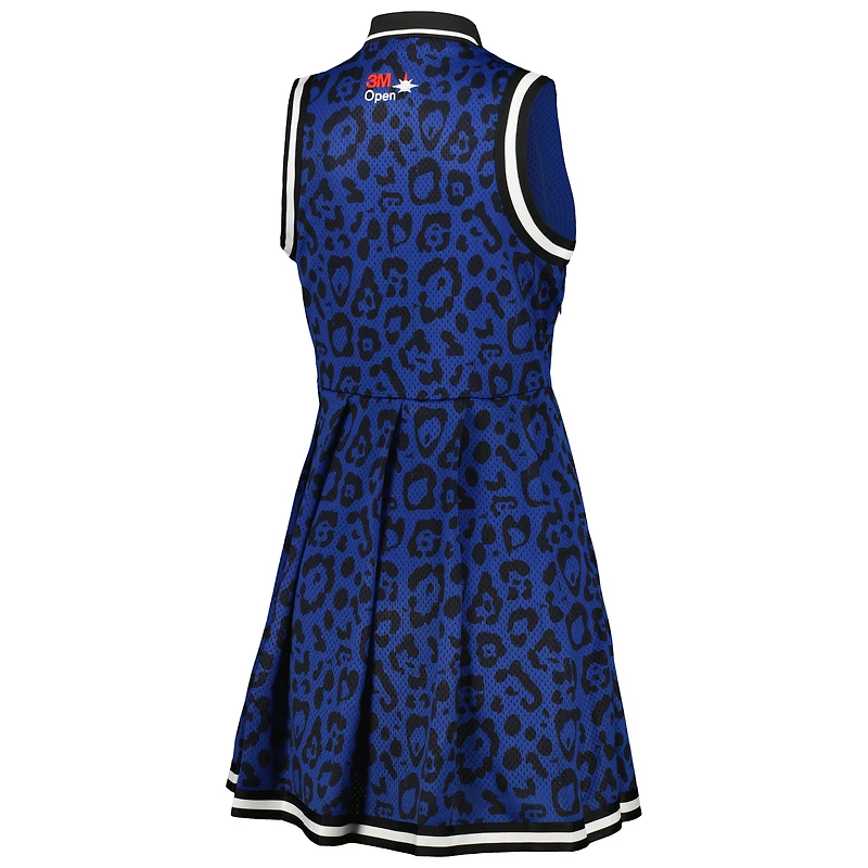 Women's Puma Royal 3M Open Golf x Hoops V-Neck Quarter-Zip Sleeveless Dress