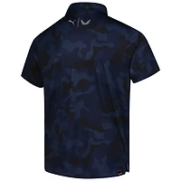 Youth Puma Navy 3M Open MATTR Volition Camo Polo