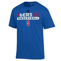 Unisex Champion  Royal 76ers GC On-Court 2K League Authentic Practice T-Shirt