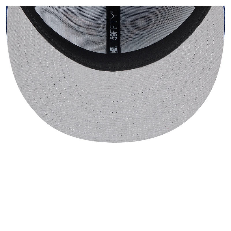 Men's New Era Blue Aberdeen IronBirds Authentic Collection 59FIFTY Fitted Hat
