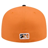Casquette ajustée 59FIFTY orange Aberdeen IronBirds Theme Night Decoys New Era pour hommes