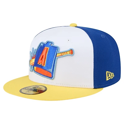 Men's New Era White Aberdeen IronBirds Copa de la Diversión 59FIFTY Fitted Hat