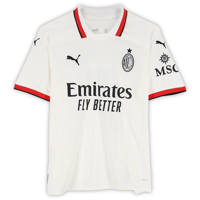 Clarence Seedorf AC Milan Autographed 2024-25 White Away Puma Jersey - BAS