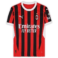 Maillot domicile moderne rouge et noir autographié de Filippo Inzaghi (AC Milan) - Puma Modern