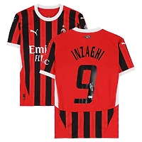 Filippo Inzaghi AC Milan Autographed Red/Black Puma Modern Home Jersey