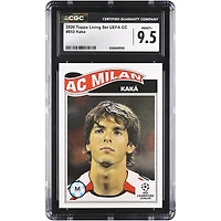Kaká AC Milan 2026 Topps Living Set UEFA CC #853 CGC Authenticated 9.5 Card