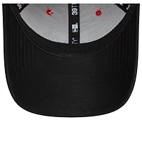 Men's New Era Red AC Milan M Logo 39THIRTY Fitted Hat