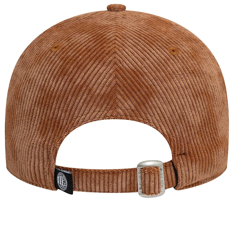 Men's New Era  Tan AC Milan Corduroy 9FORTY Adjustable Hat