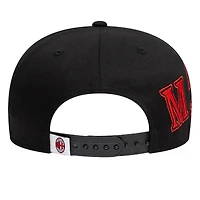 Men's New Era Black/Denim AC Milan 9FIFTY Stretch-Snap Adjustable Hat