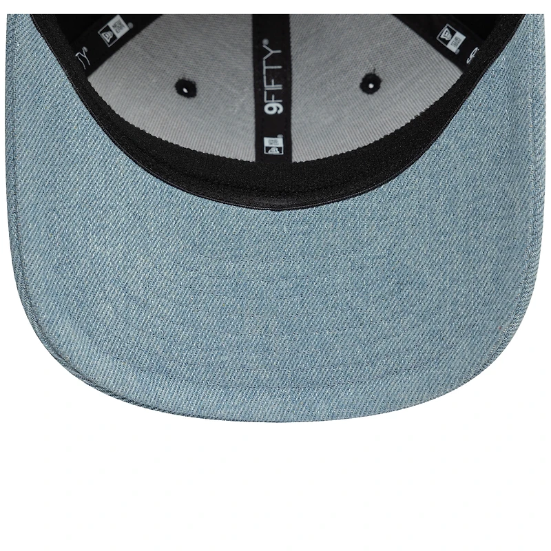 Men's New Era Black/Denim AC Milan 9FIFTY Stretch-Snap Adjustable Hat