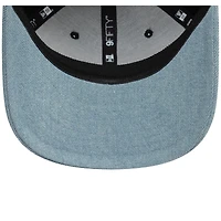 Men's New Era Black/Denim AC Milan 9FIFTY Stretch-Snap Adjustable Hat