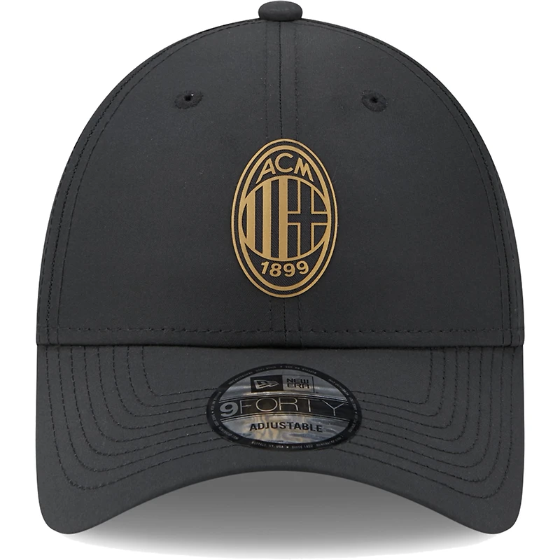 Casquette ajustable 9FORTY noire AC Milan New Era pour homme