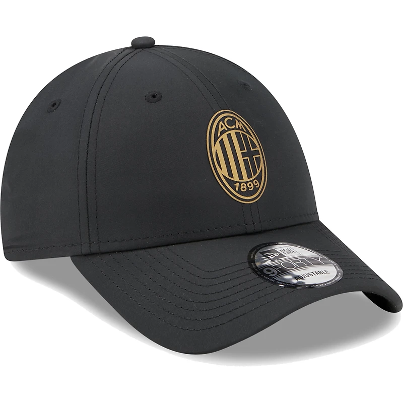 Casquette ajustable 9FORTY noire AC Milan New Era pour homme