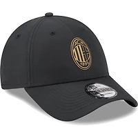 Casquette ajustable 9FORTY noire AC Milan New Era pour homme