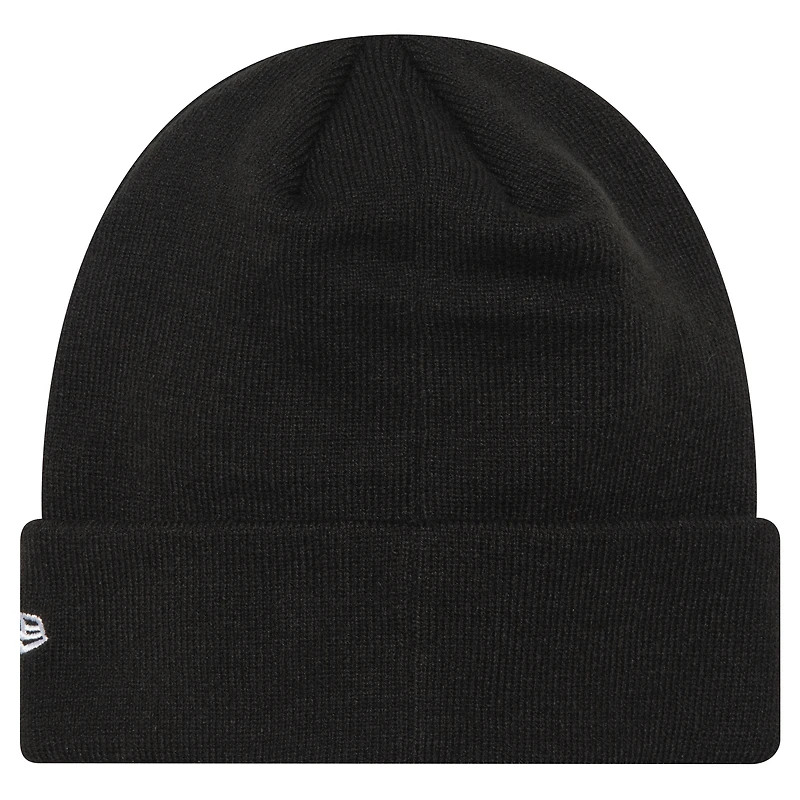Men's New Era Black AC Milan Established Wordmark Cuffed Knit Hat