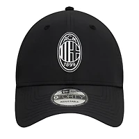 Men's New Era  Black AC Milan Graffiti 9FORTY Adjustable Hat