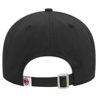 Casquette réglable noire réfléchissante 9FORTY AC Milan New Era pour hommes