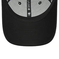 Casquette réglable noire réfléchissante 9FORTY AC Milan New Era pour hommes